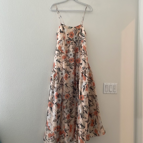 Astrid Floral Empire Waist Midi Dress - Picture 10 of 10